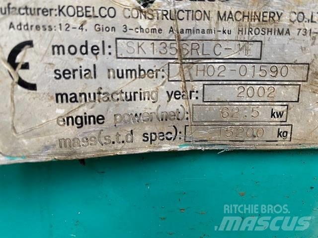 Kobelco SK 135 SR LC Escavatori cingolati