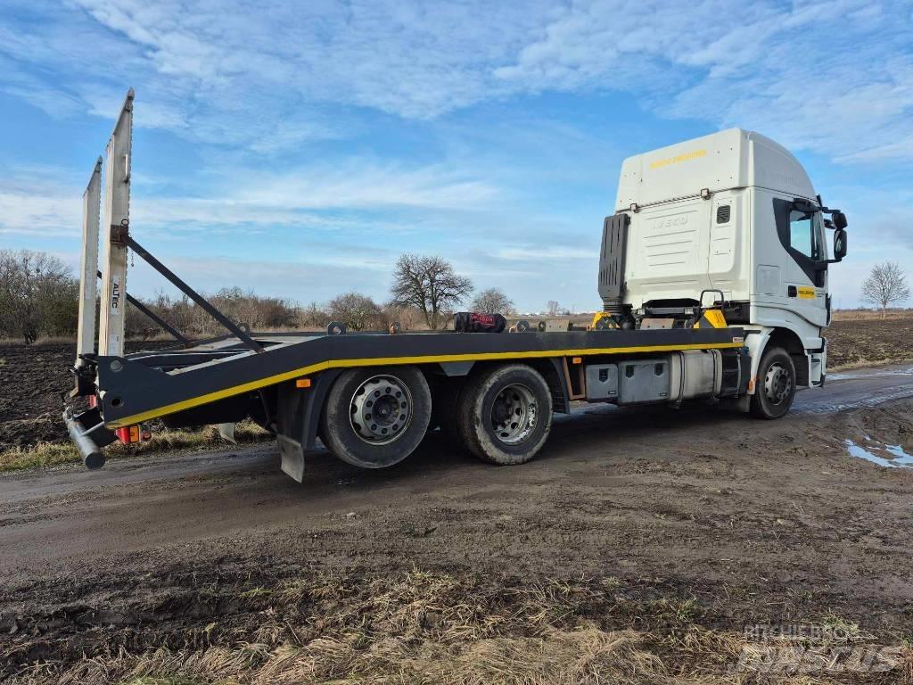 Iveco Stralis 420 Autocarro pianale / argano