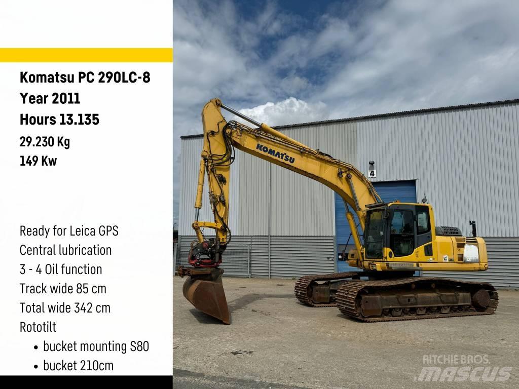 Komatsu PC 290 LC-8 Escavatori cingolati