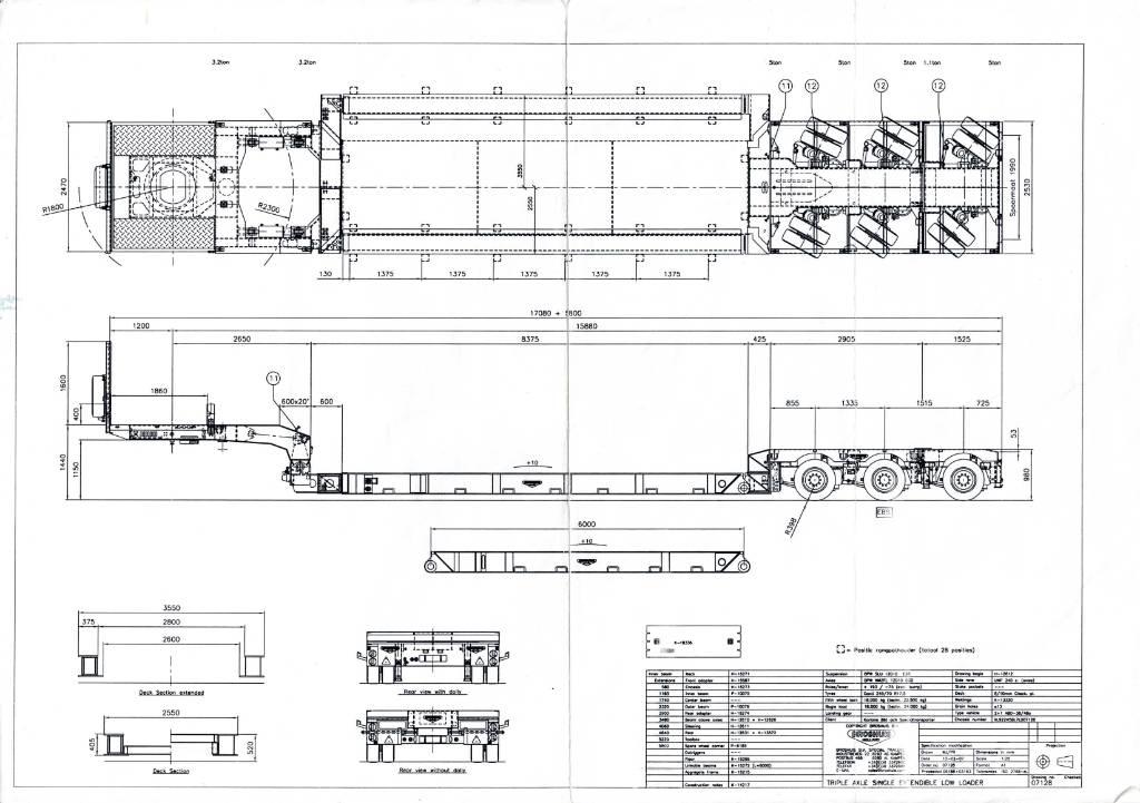 Broshuis Low loader Semirimorchi Ribassati