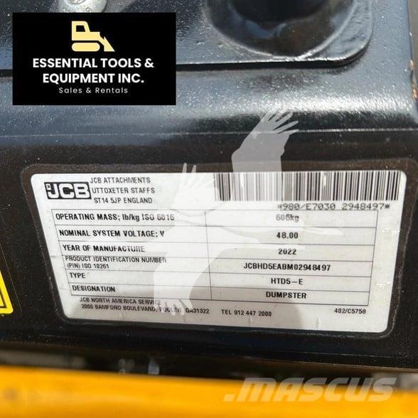 JCB HTD5E Mini dumper