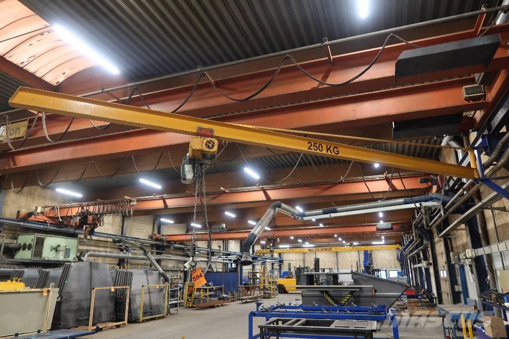  VÆGSVINGKRAN 250 KG Verricelli, paranchi e sollevatori per materiali