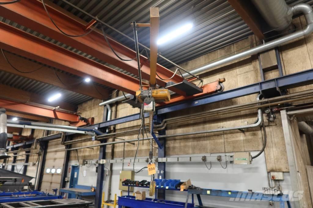  VÆGSVINGKRAN 250 KG Verricelli, paranchi e sollevatori per materiali