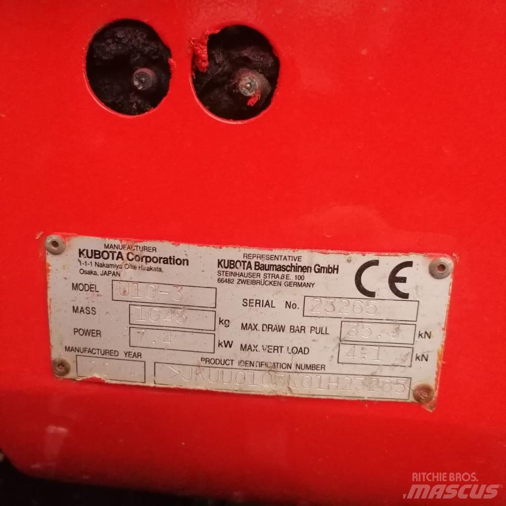 Kubota U 10-3 Miniescavatori