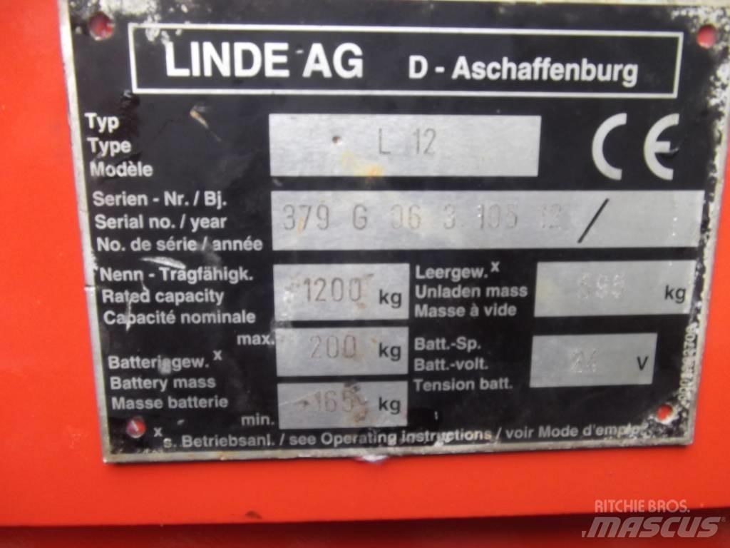Linde L12 /379/ V-2097 Carelli stoccatori  automatici-usati