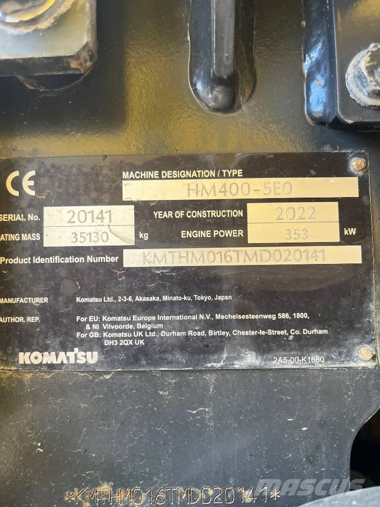 Komatsu HM400-5E0 Dumpers articolati