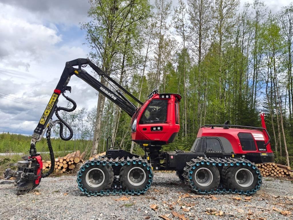 Komatsu 901 XC Abbattitrici, Disboscatrici