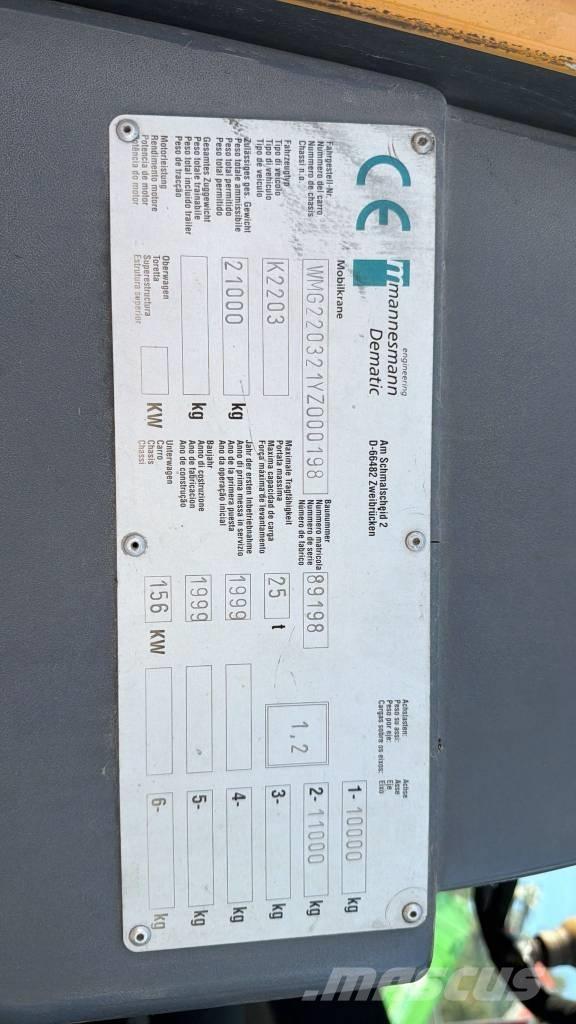  GRUA DEMAG 25T Gru per terreni difficili