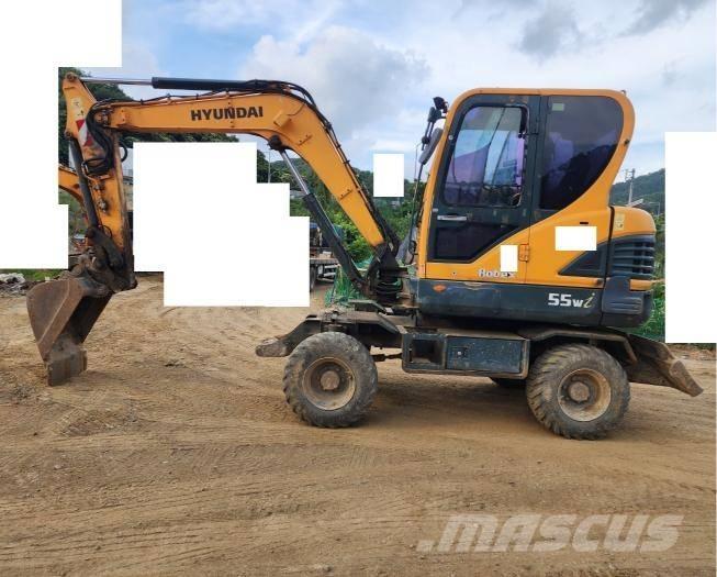 Hyundai Robex 55 W-3 Escavatori gommati