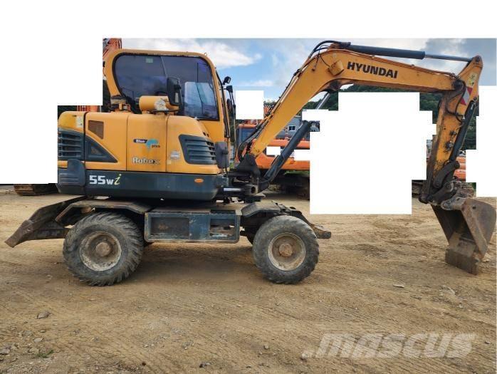 Hyundai Robex 55 W-3 Escavatori gommati