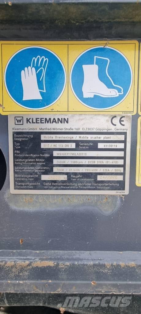 Kleemann MC110i Evo2 Frantoi
