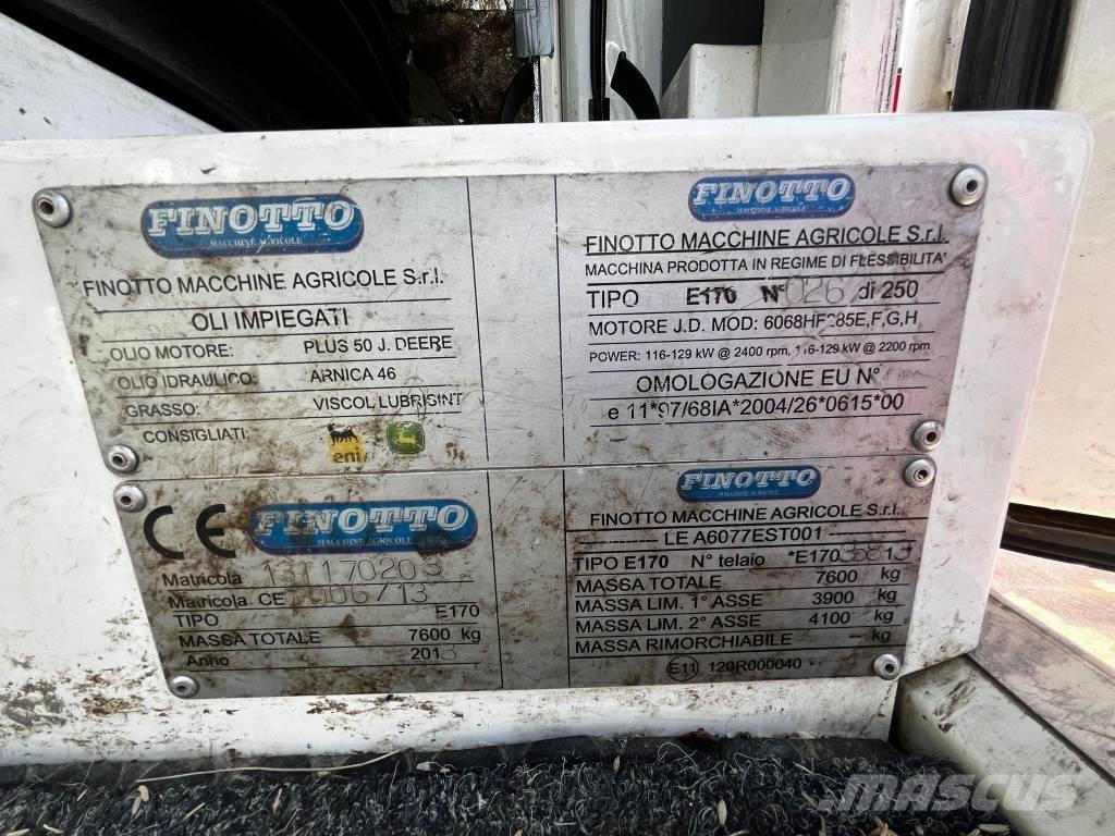  Finotto E170 Irroratrici di fertilizzante