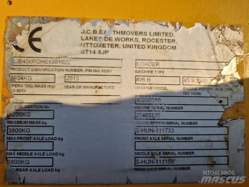 JCB 406 B Pale gommate