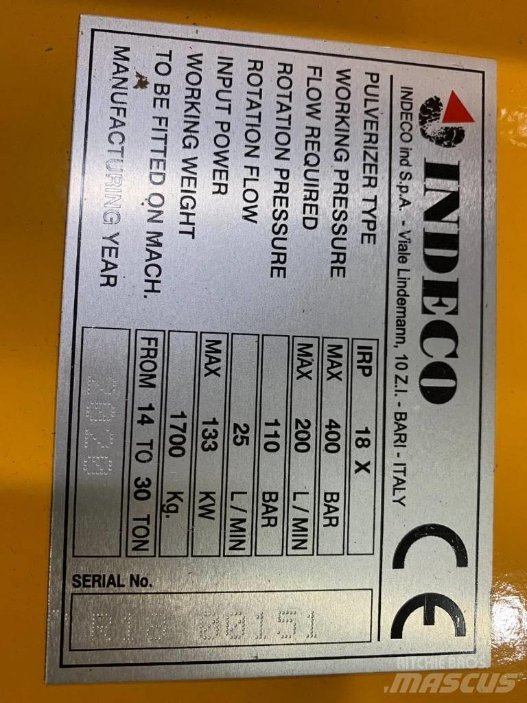 Indeco IRP 18X Frantumatori da cantiere