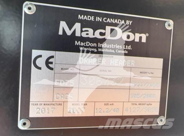 MAC DON FD75S Testate per mietitrebbie