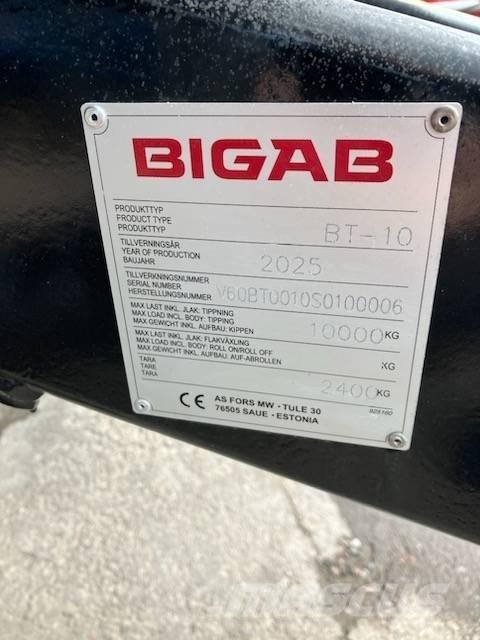 Bigab BT 10 Rimorchi con sponde ribaltabili