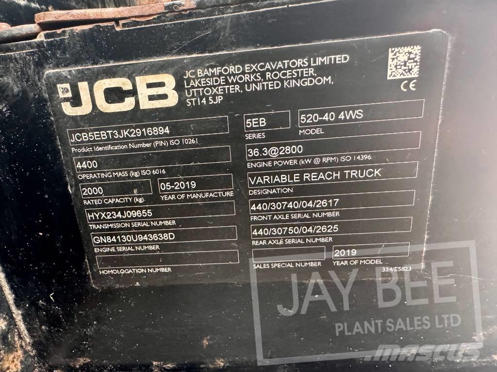 JCB 520-40 Sollevatori telescopici
