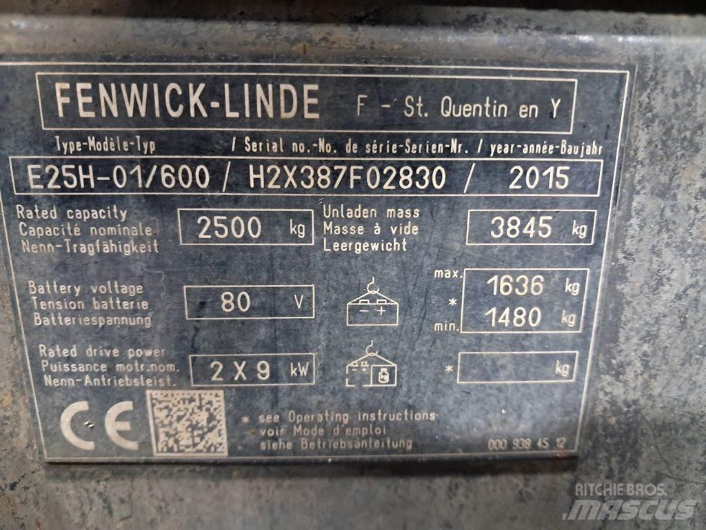 Linde E25H-01/600 Carrelli elevatori elettrici