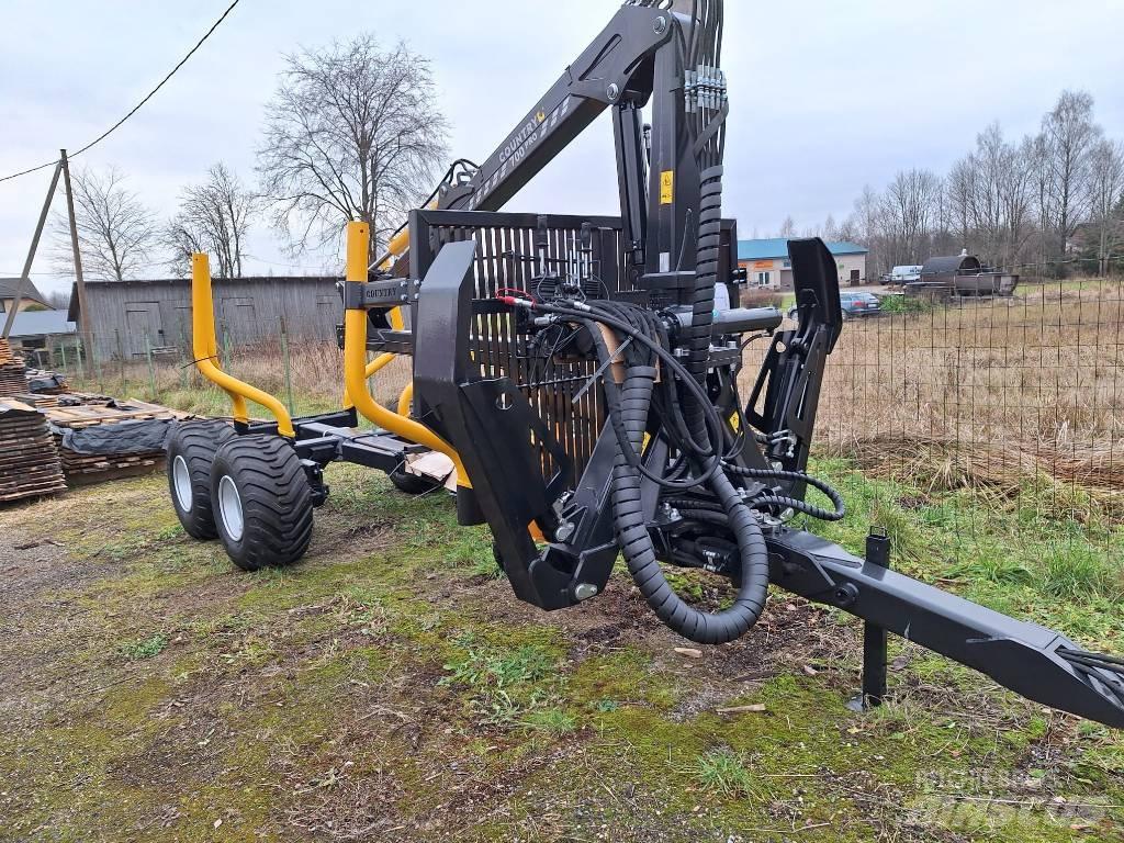 Country 700PRO/90DU Caricatronchi con base su rimorchio