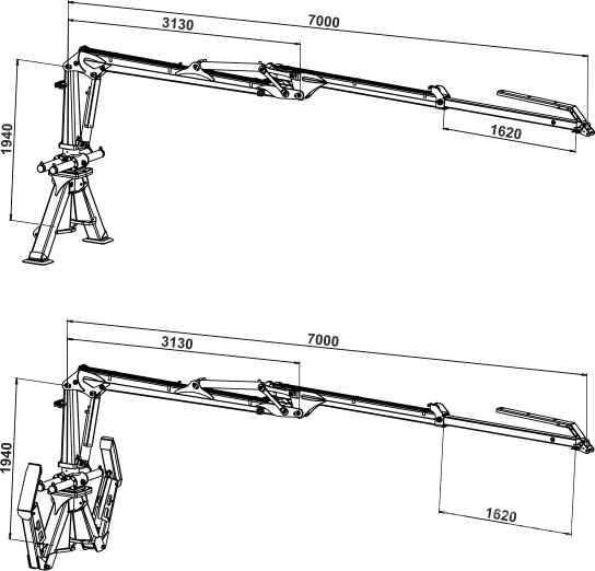 Country 700PRO/90DU Caricatronchi con base su rimorchio