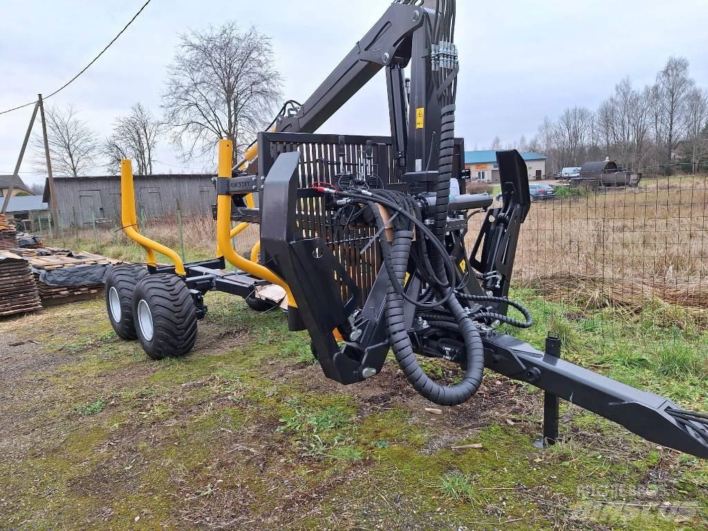 Country 700PRO/90DU Caricatronchi con base su rimorchio