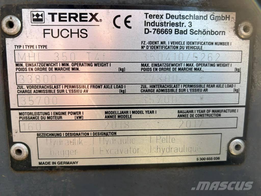 Fuchs MHL350F Movimentazione rifiuti