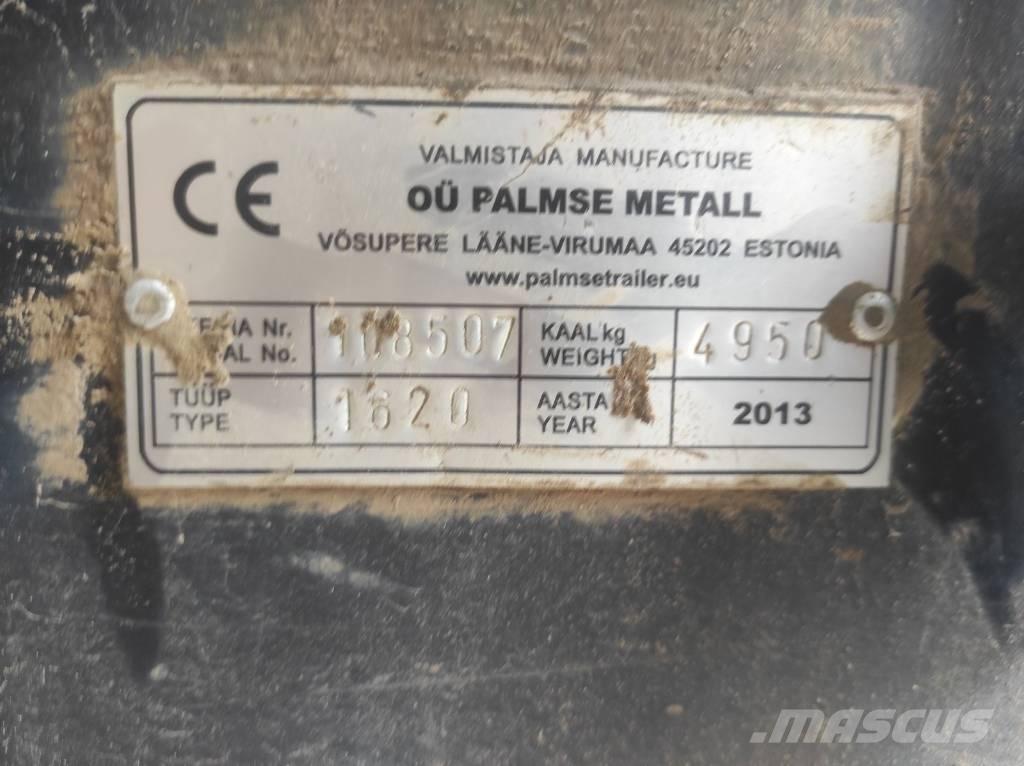 Palmse Trailer 1620L Rimorchi ribaltabili