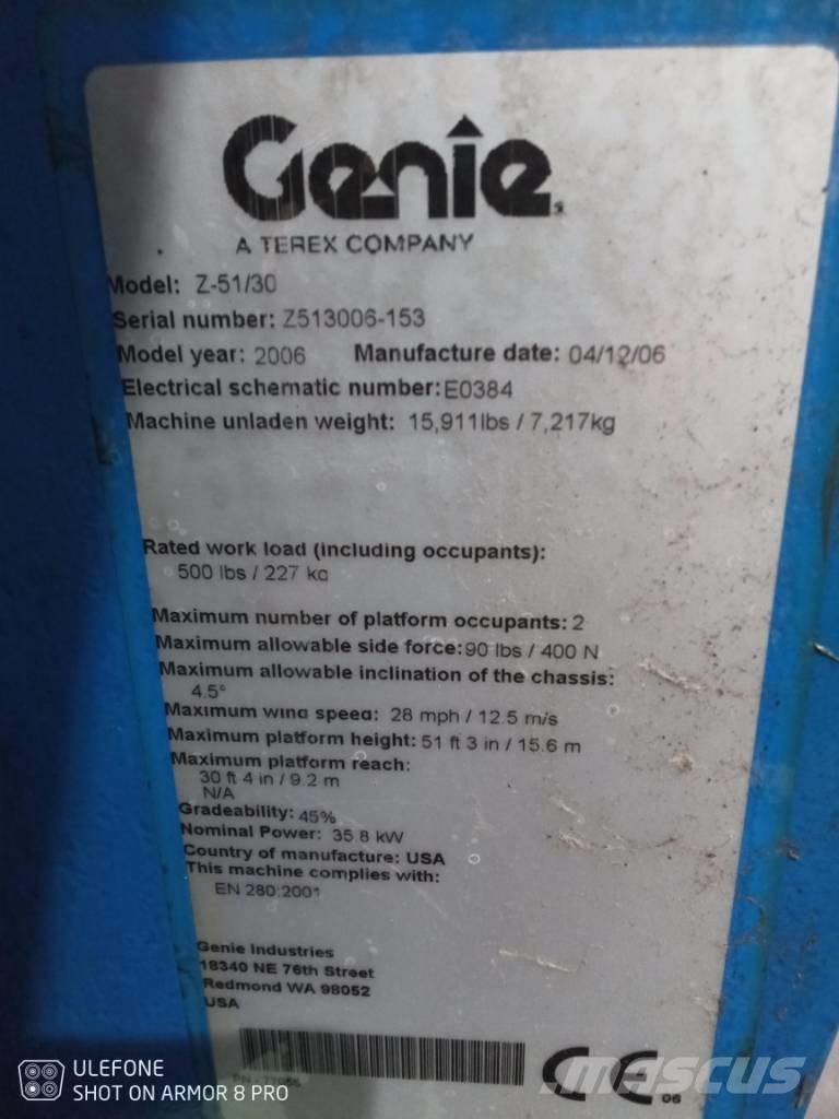 Genie Z 51/30 J RT Piattaforme a braccio articolato