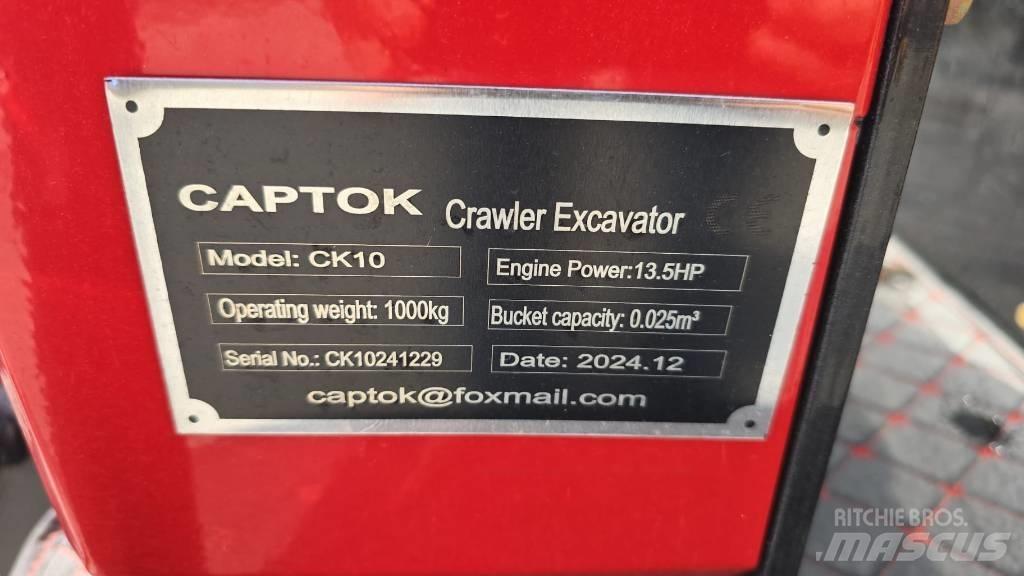 Captok CK10 Miniescavatori