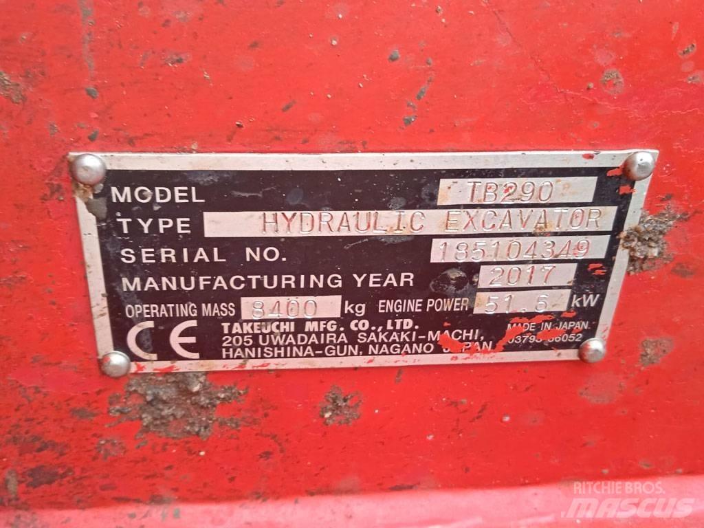 Takeuchi TB290 Miniescavatori