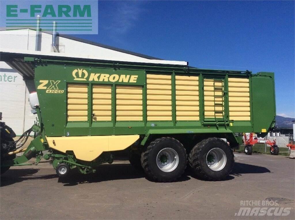 Krone zx 430 gd Carri per la granella