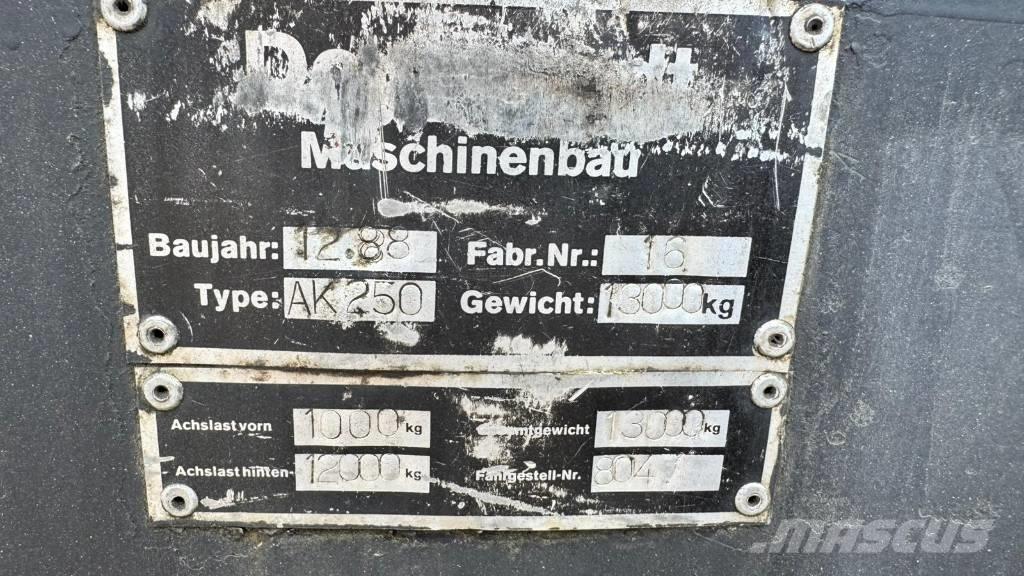 Doppstadt AK 250 Trituratori di rifiuti