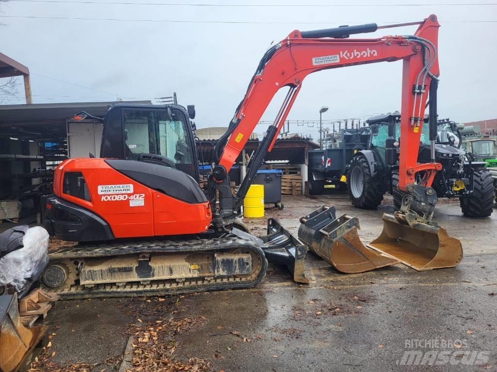 Kubota KX 080-4 Miniescavatori