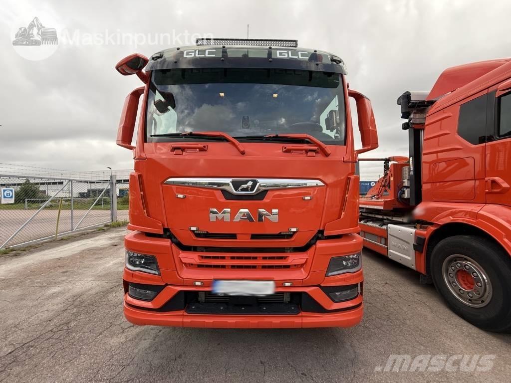 MAN TGS 26.360 Camion con cassone scarrabile
