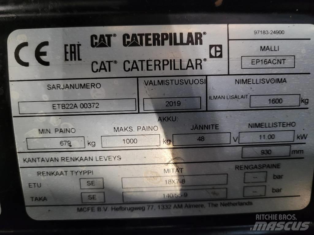 CAT EP16ACNT " OULU " Carrelli elevatori elettrici