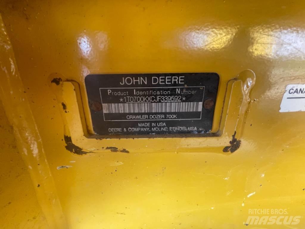 DEERE 700K LGP Dozer cingolati