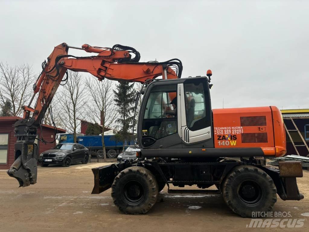 Hitachi ZX 140 W-3 Escavatori gommati