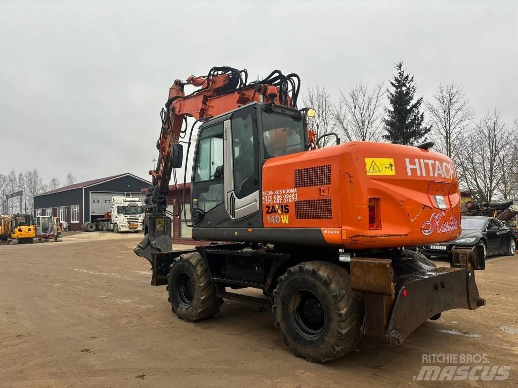 Hitachi ZX 140 W-3 Escavatori gommati