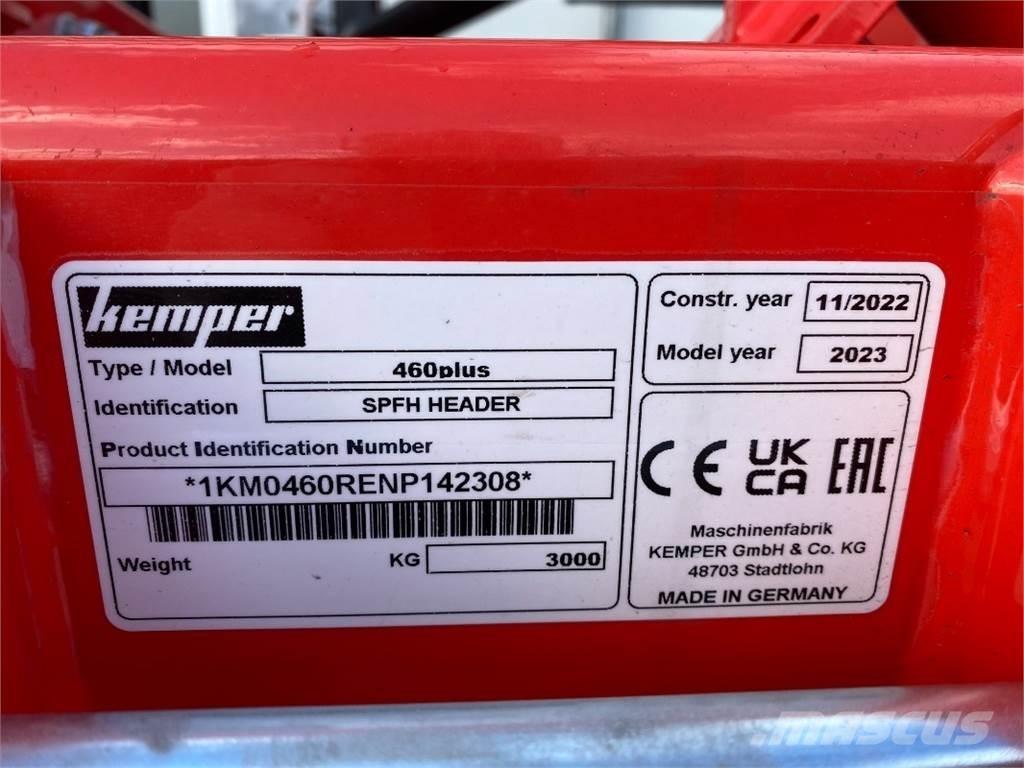 Kemper 460 plus Agricoltura - Altro
