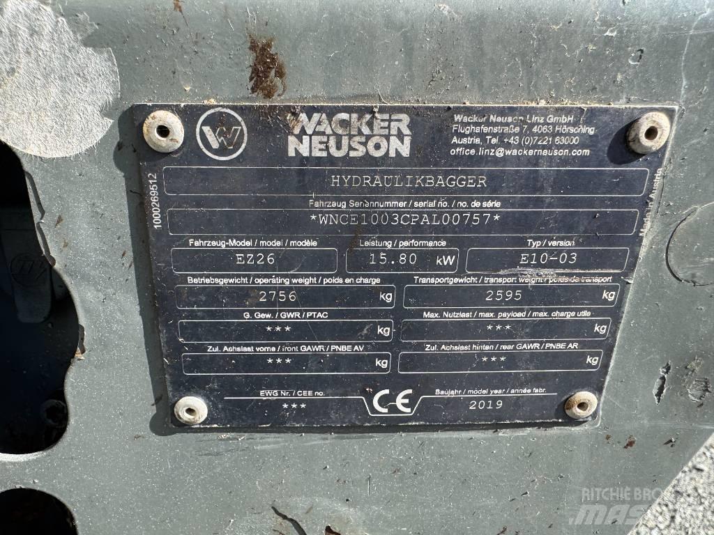 Wacker Neuson EZ26 Escavatori cingolati
