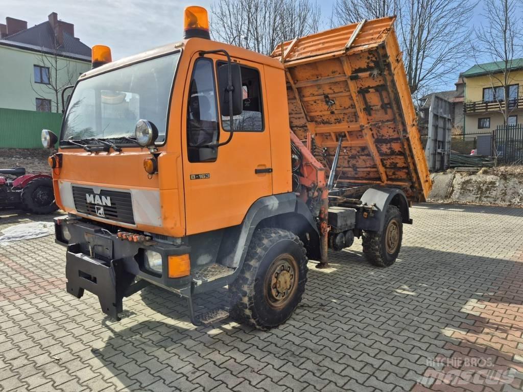 MAN 8 163 Wywrotka Camion ribaltabili