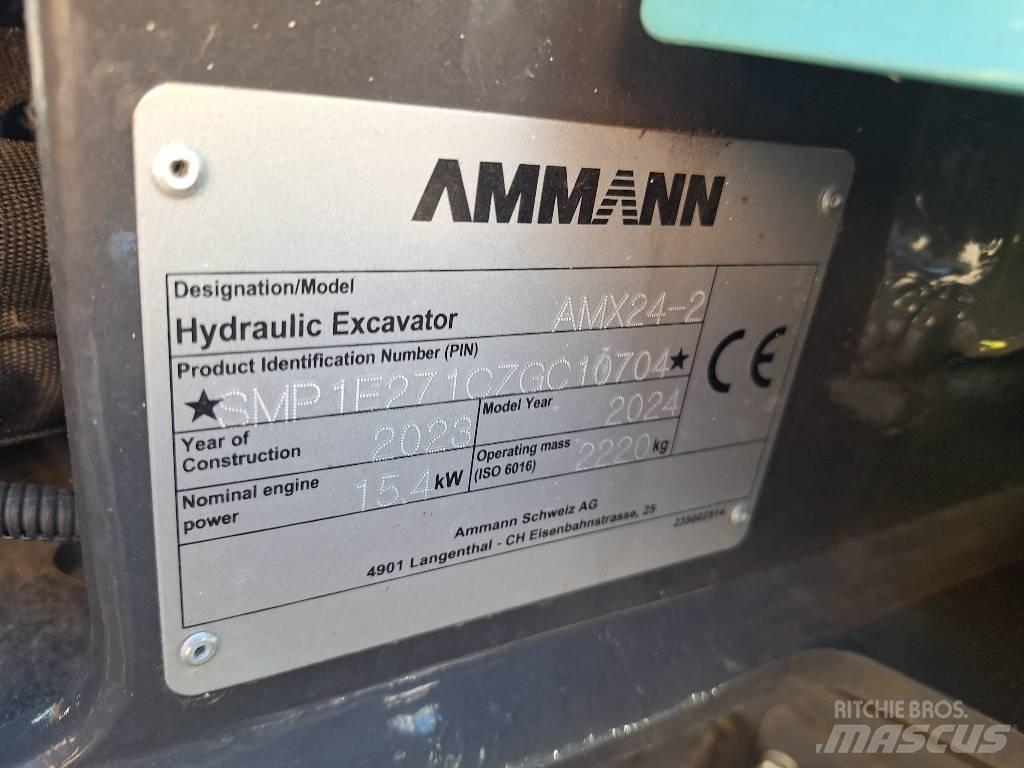 Ammann AMX24-2 Miniescavatori