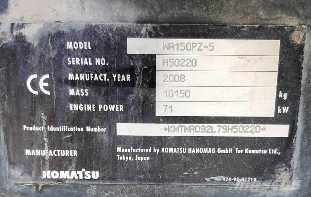 Komatsu WA 150-5 Pale gommate