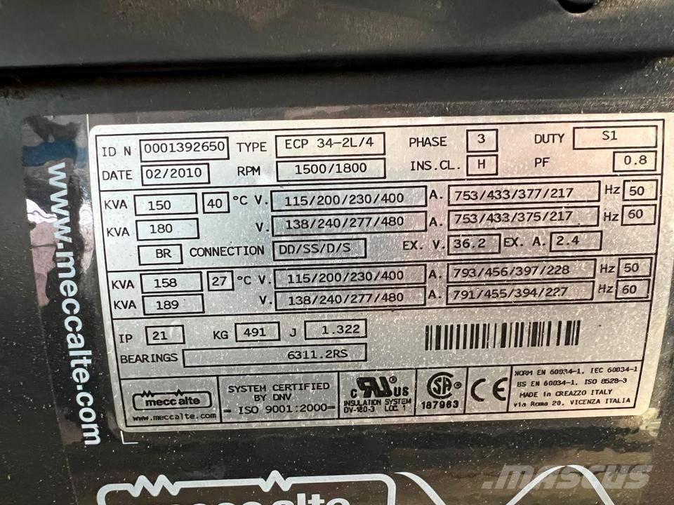  Mecc alte 85-300 KVA Altri generatori