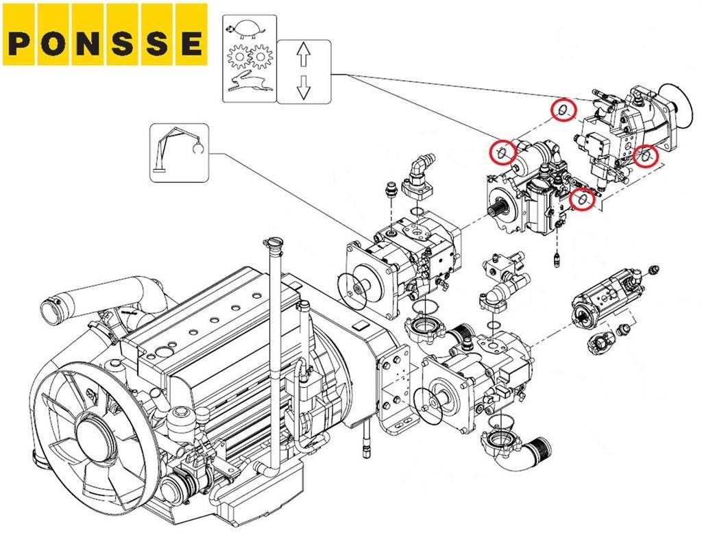 Ponsse 0014134 Componenti idrauliche