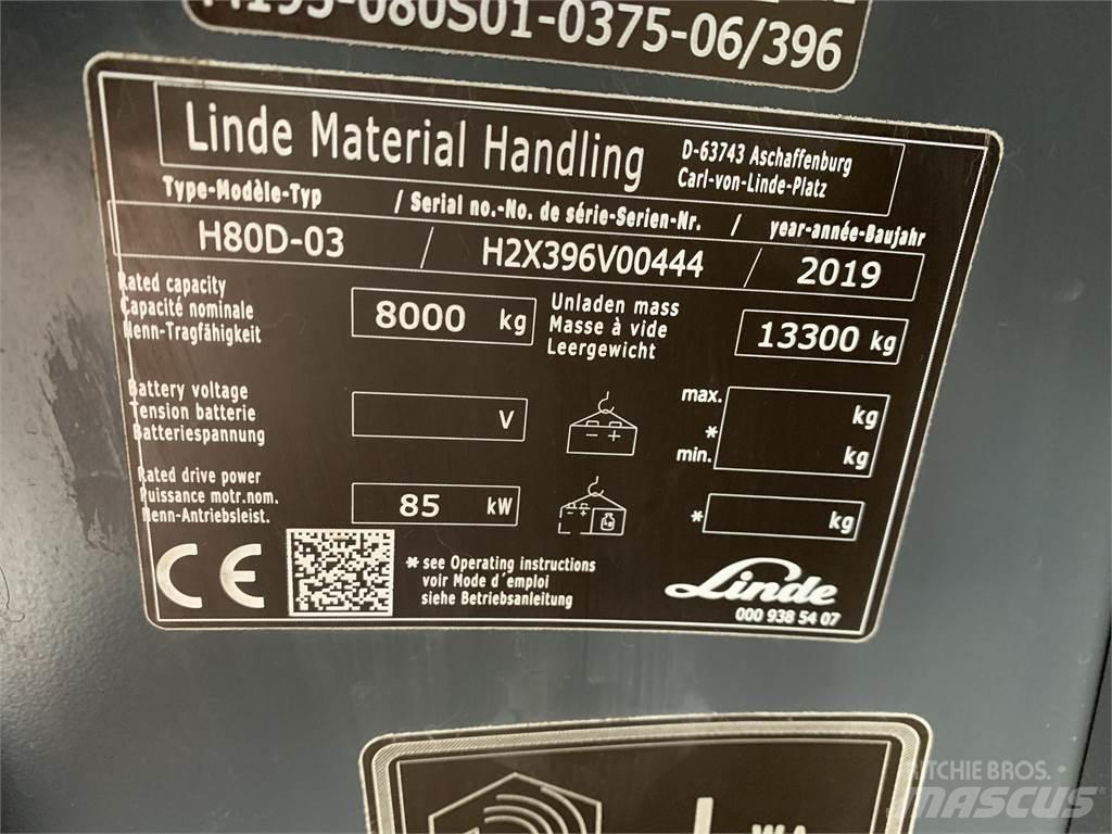 Linde H80D Carrelli elevatori diesel