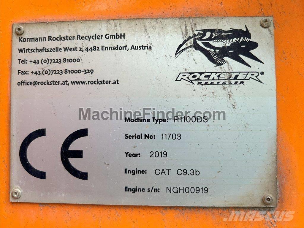 Rockster RD1100DS Frantoi mobili
