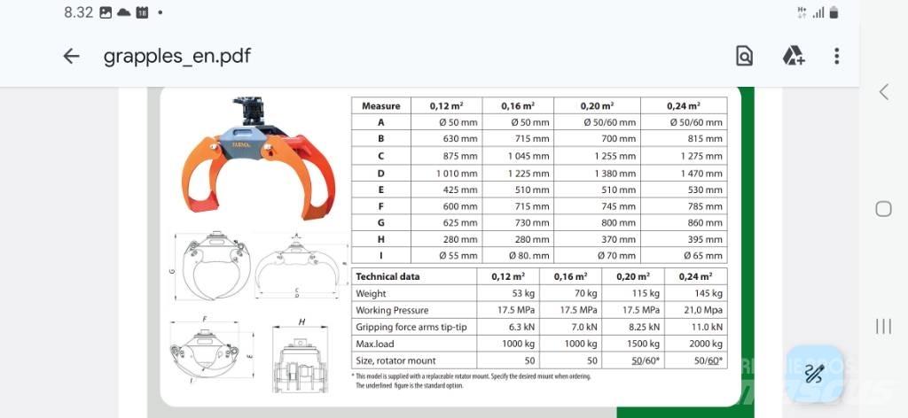 Farma koura 0.24 Pinze
