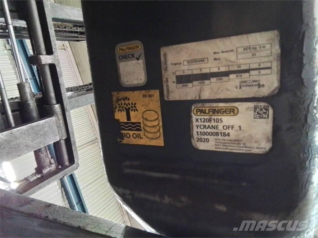Palfinger X120f105 Gru per esbosco