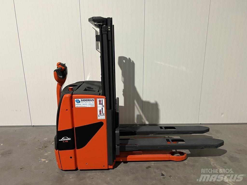 Linde L16 Transpallet uomo a terra